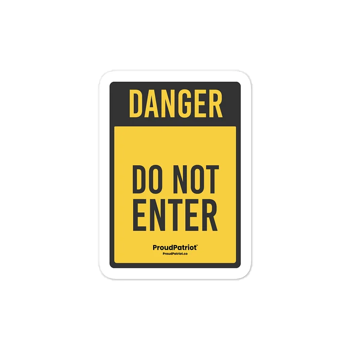Do Not Enter Vinyl Sticker product image (1)