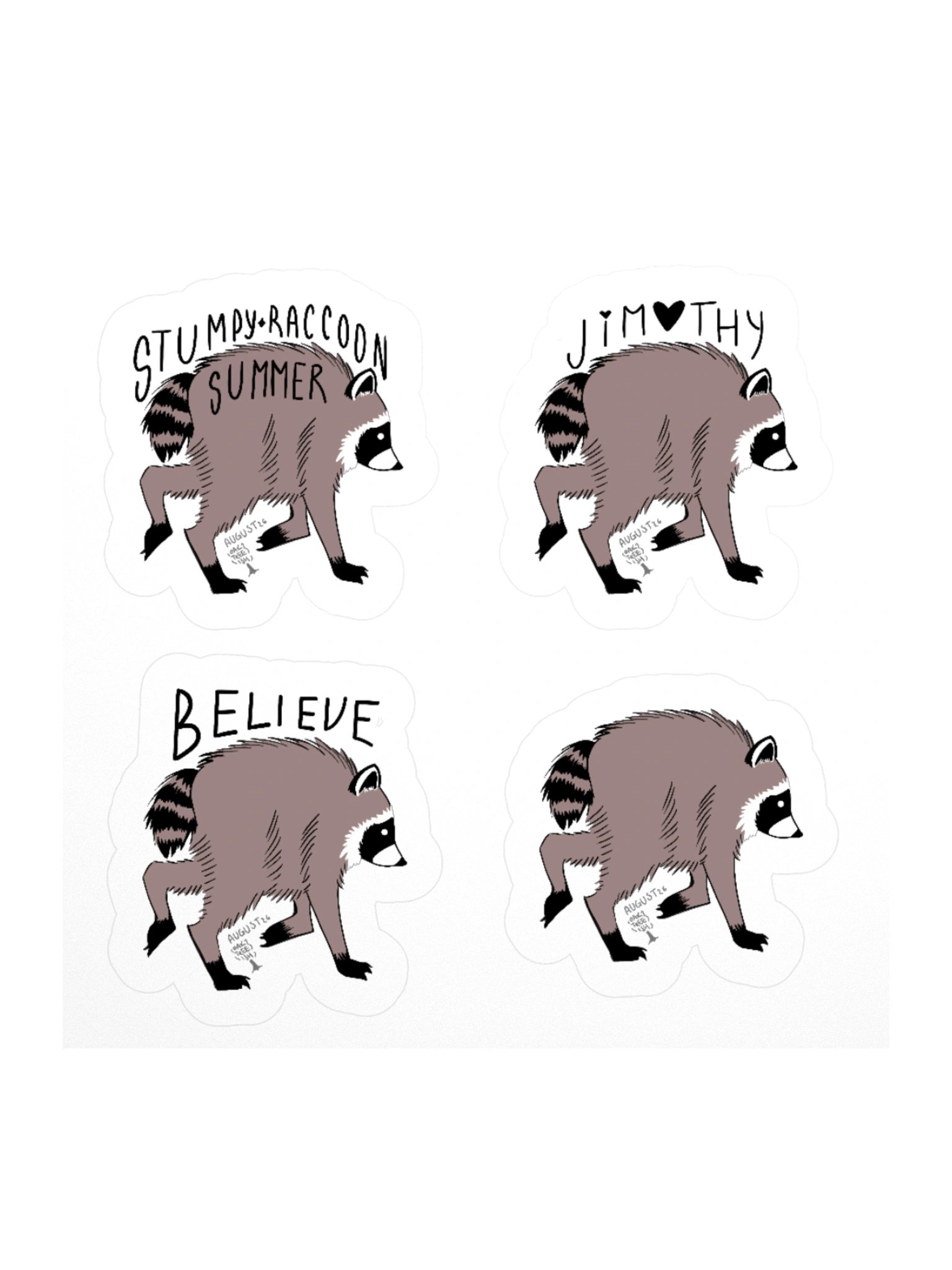 Jimothy Sticker Sheet product image (1)