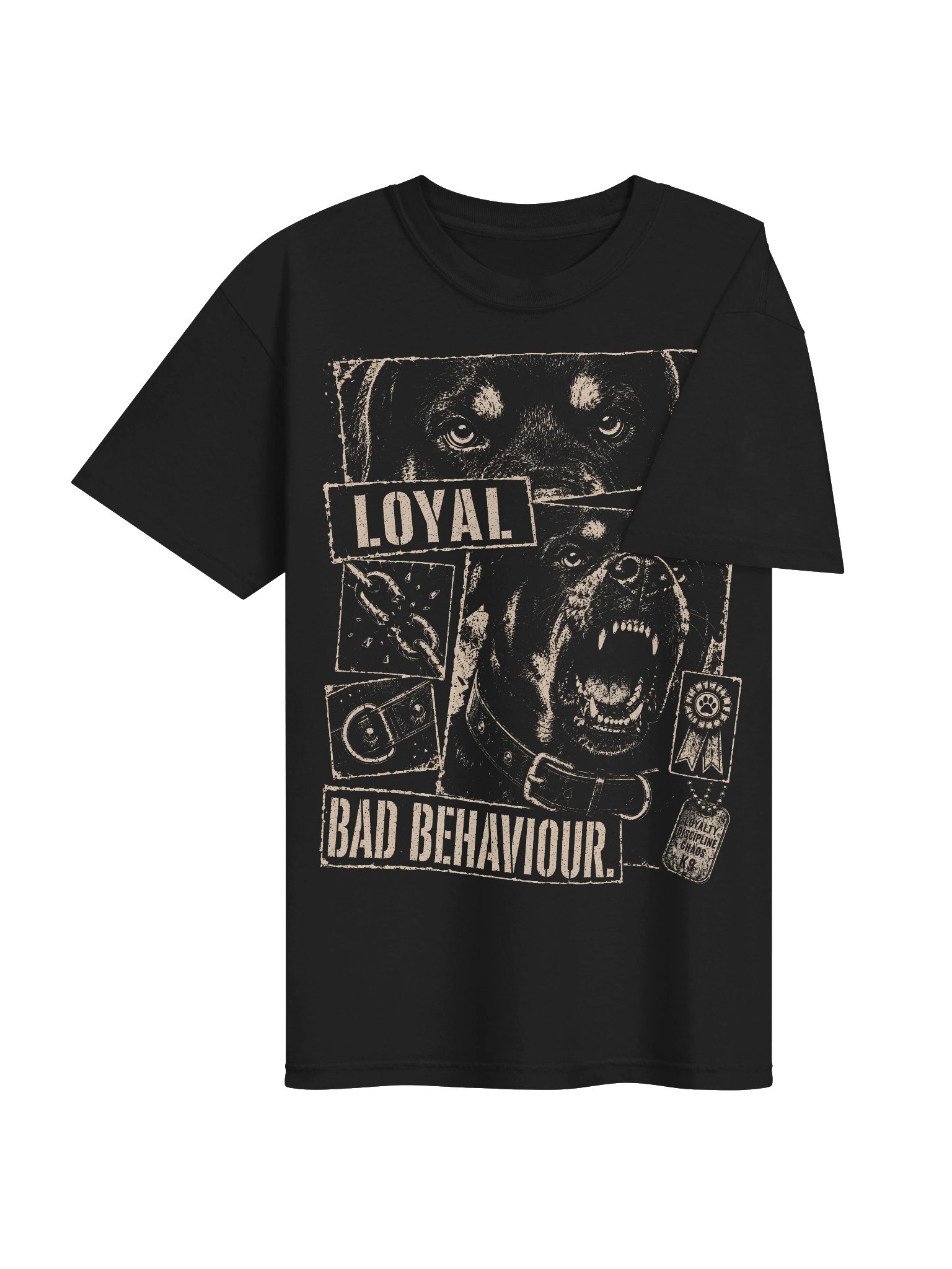 Loyal & Bad Behaviour Rottweiler Heavyweight Vintage Graphic Tee product image (5)