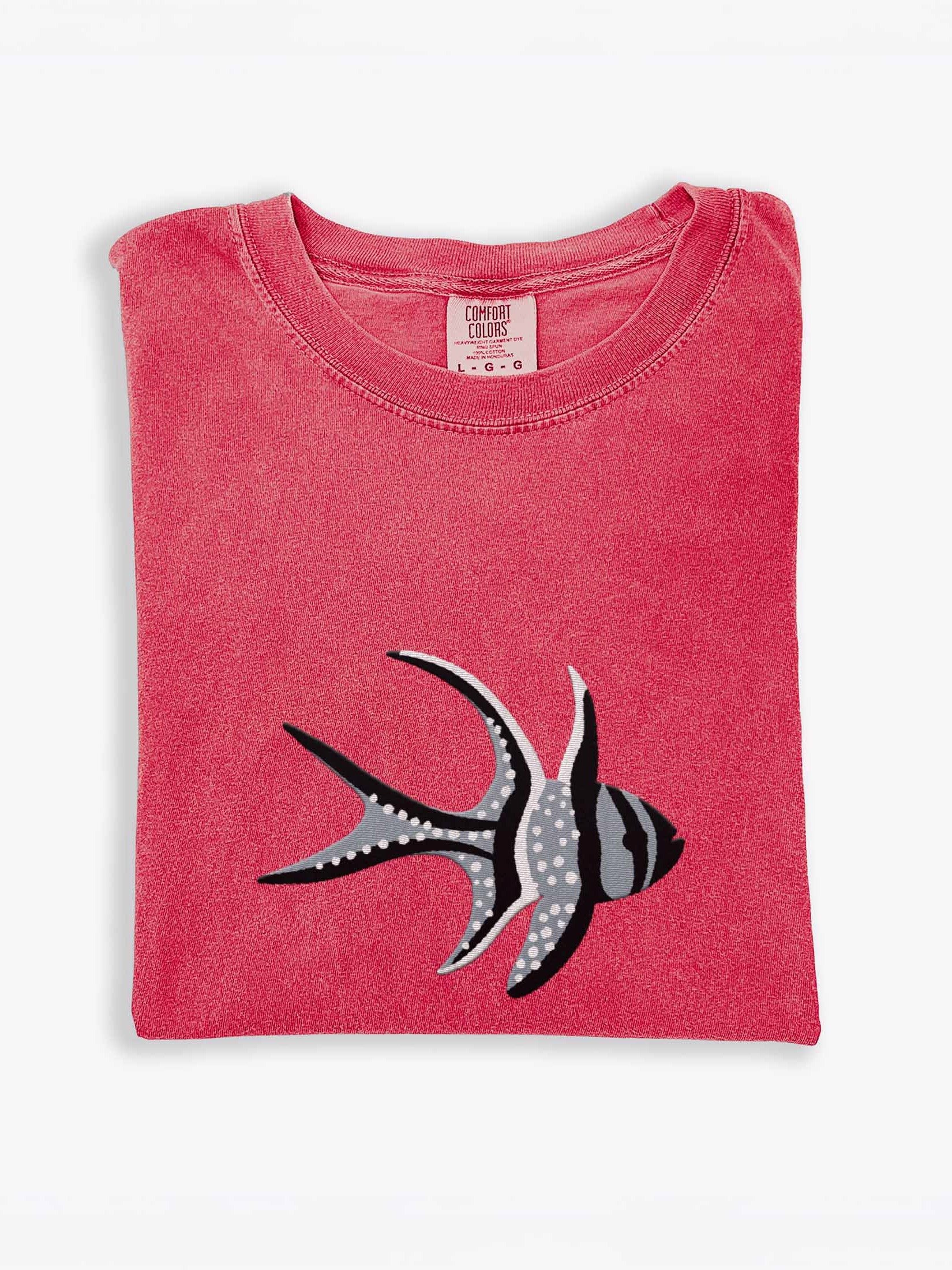 Banggai Cardinalfish Premium T-Shirt (Embroidered) for Reef and Marine Aquarium Lovers product image (1)