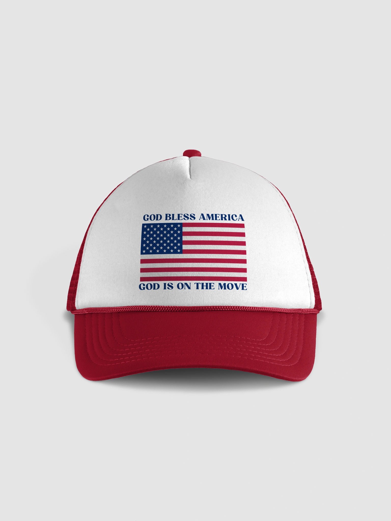 God Bless America Cap (dark font) product image (1)