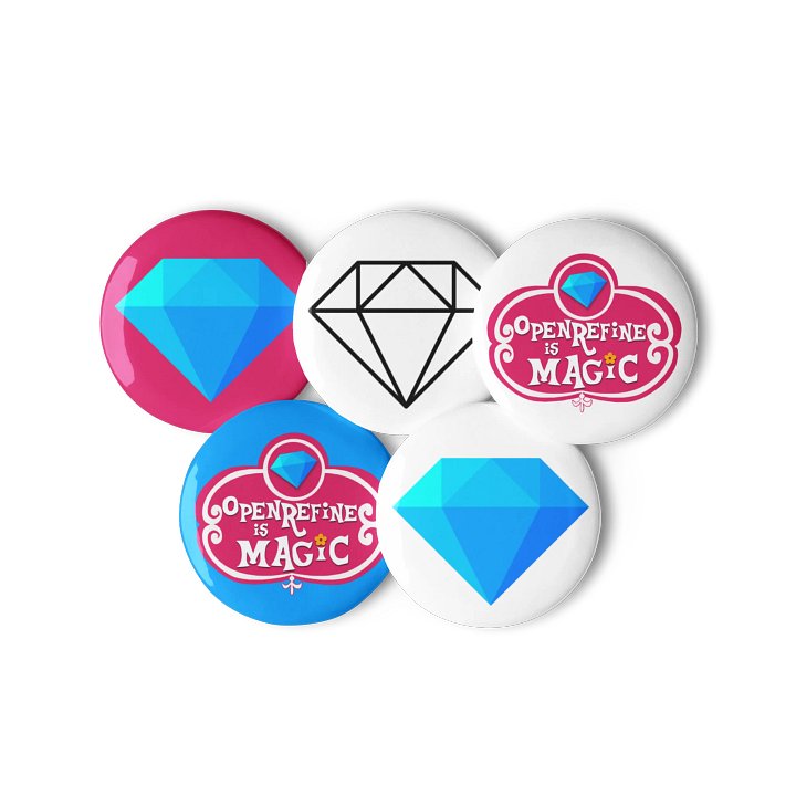 Set of Pin Buttons (5) product image (2)
