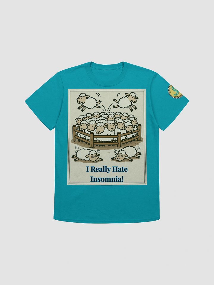 I Really Hate Insomnia (Both) Gildan Unisex Softstyle T-Shirt Light Colors product image (3)