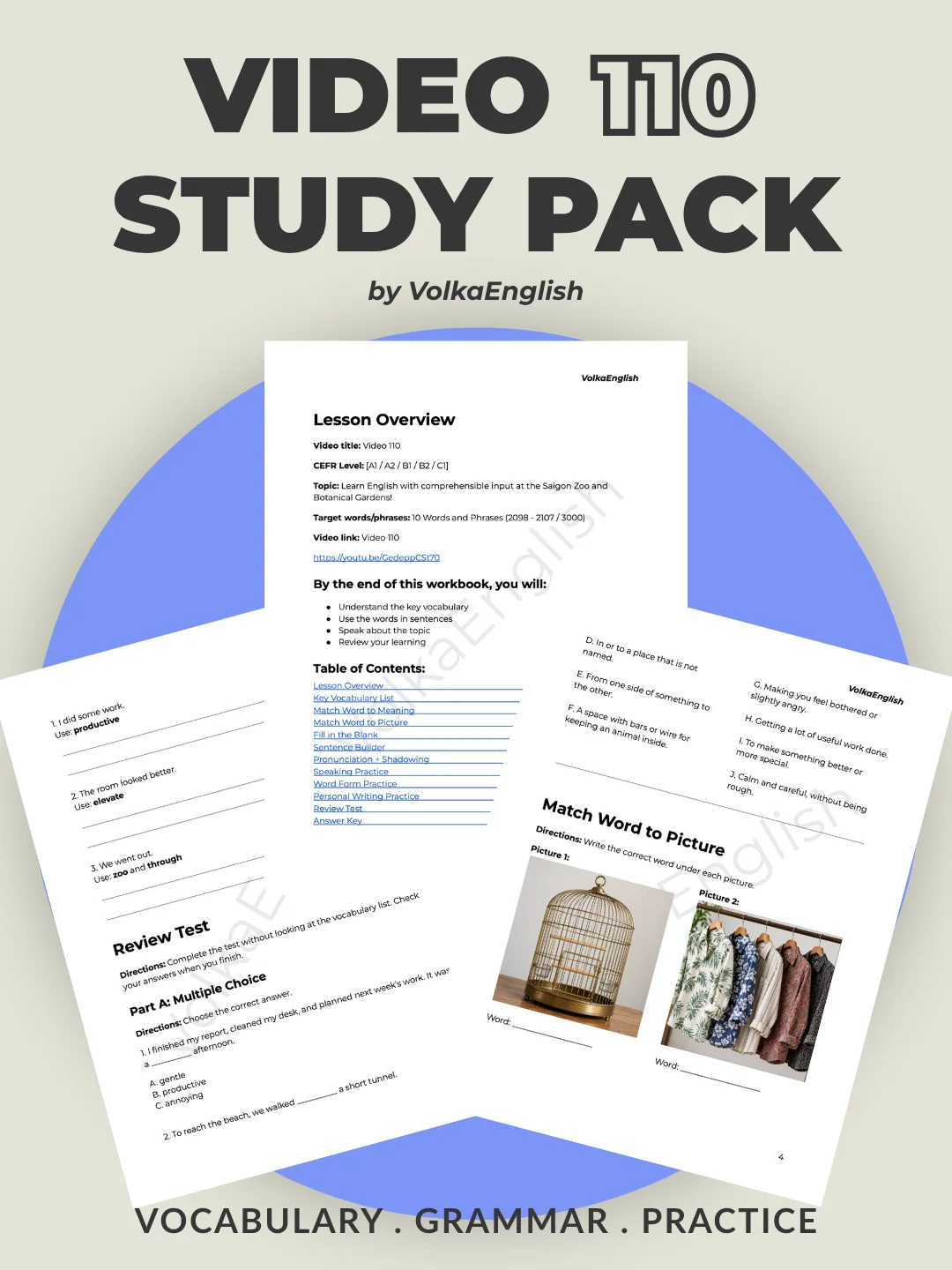 Can You Follow My English Without Translating? - Video 110 Study Pack product image (1)