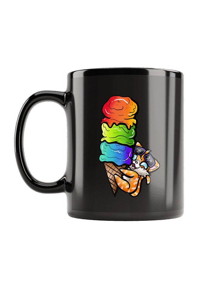 Arcade Warrior Ice Cream Cat Mug product image (1)