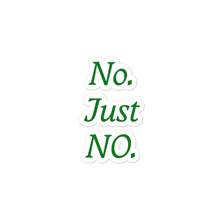 No Quote Sticker product image (2)