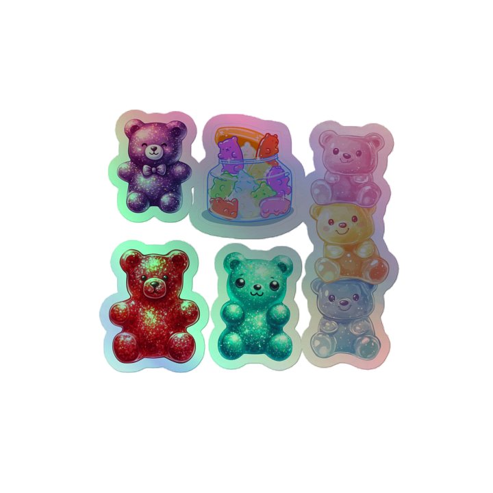 bear gummy Sticker Set product image (2)