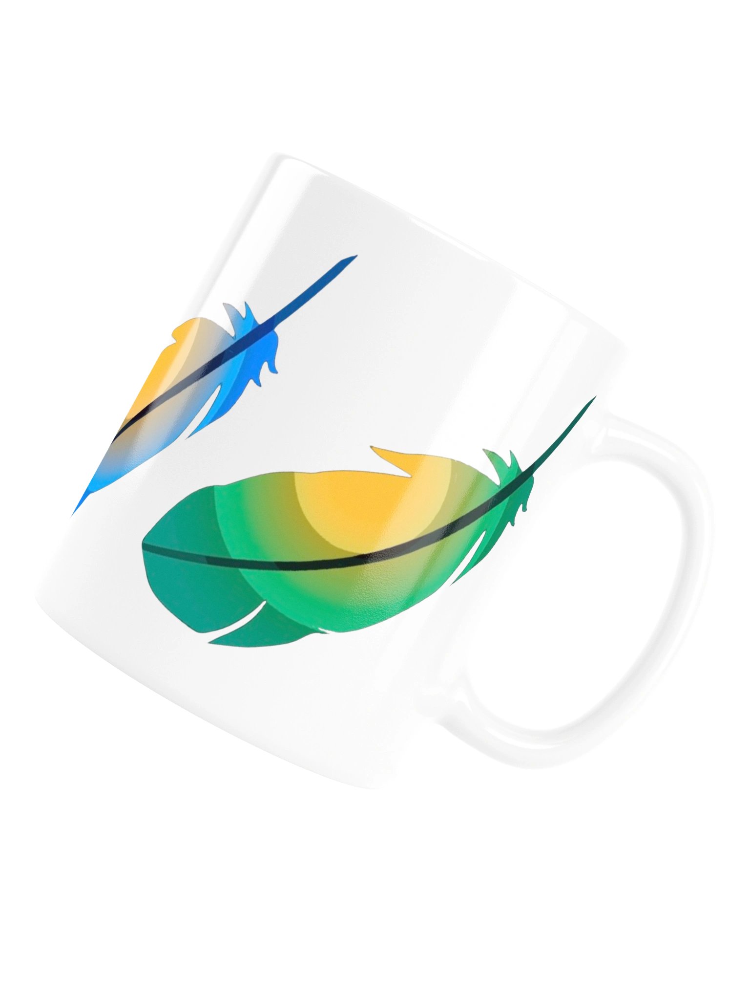 White Feather Mug product image (6)