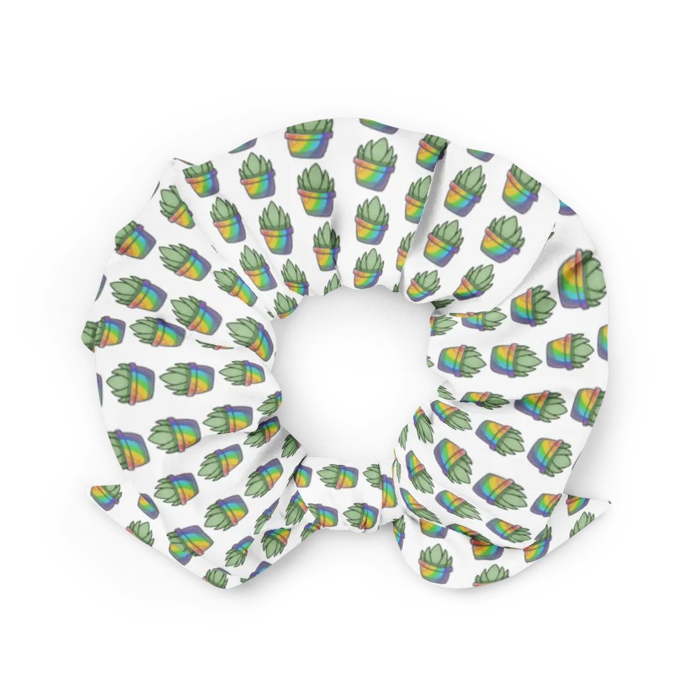 Rainbow Alloe Plant Scrunchie product image (3)