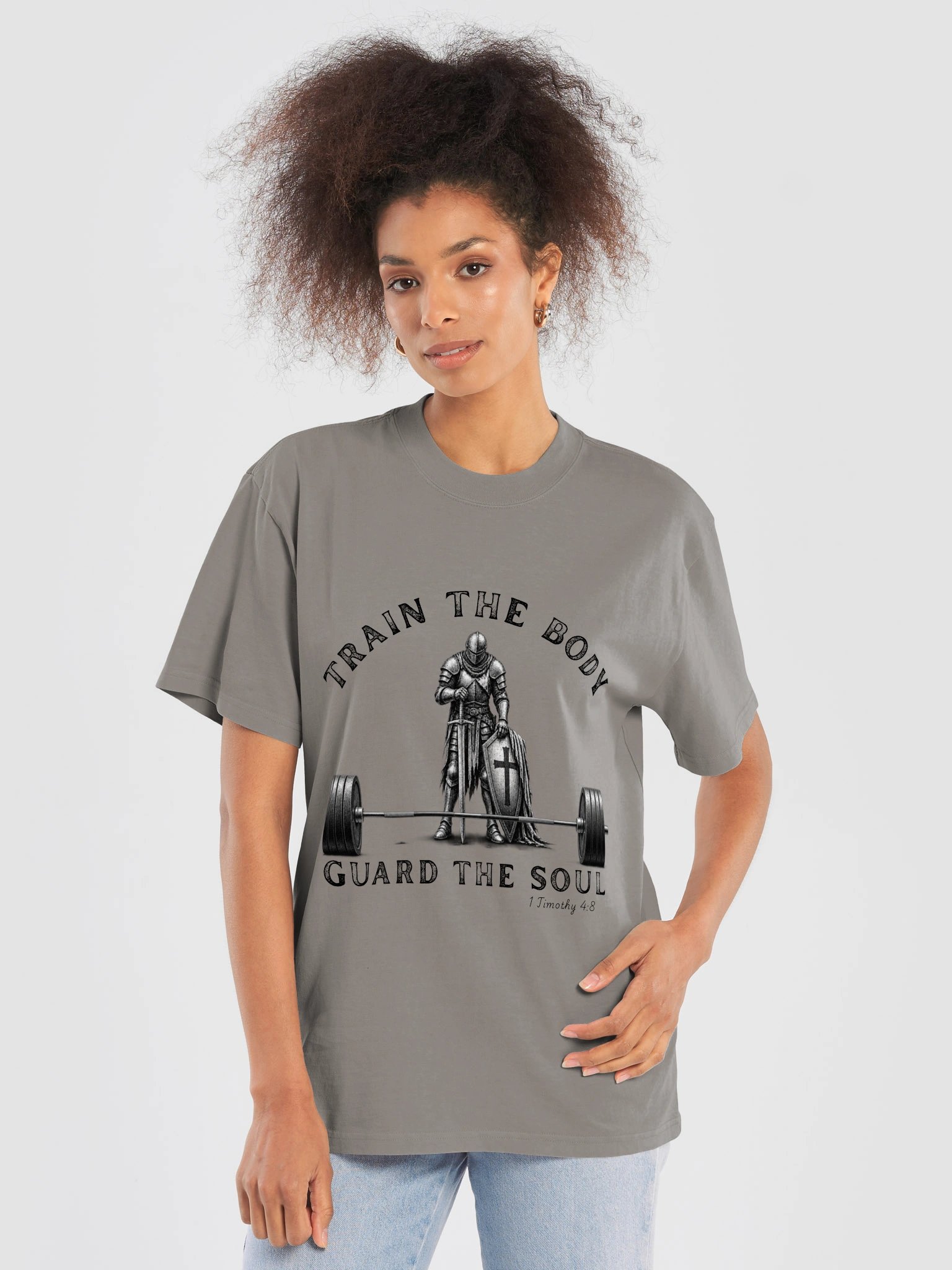 Train the Body, Guard the Soul — Oversized Tee product image (13)