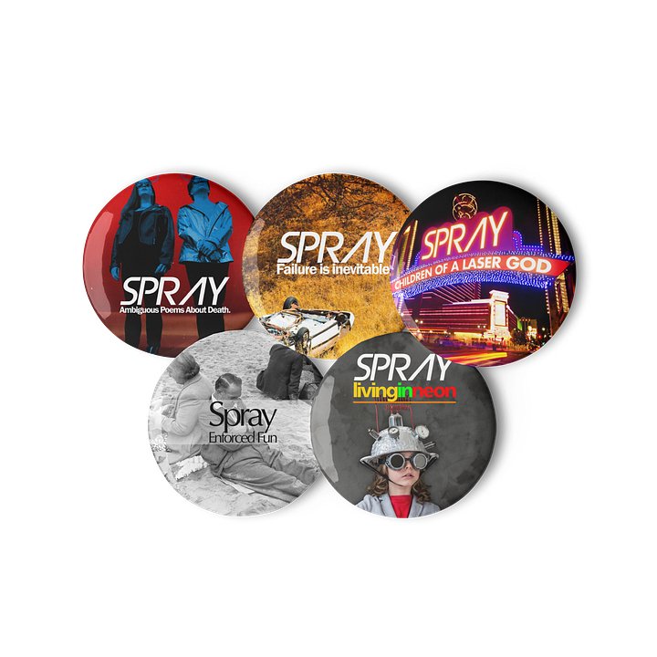 SPRAY album badge set product image (3)