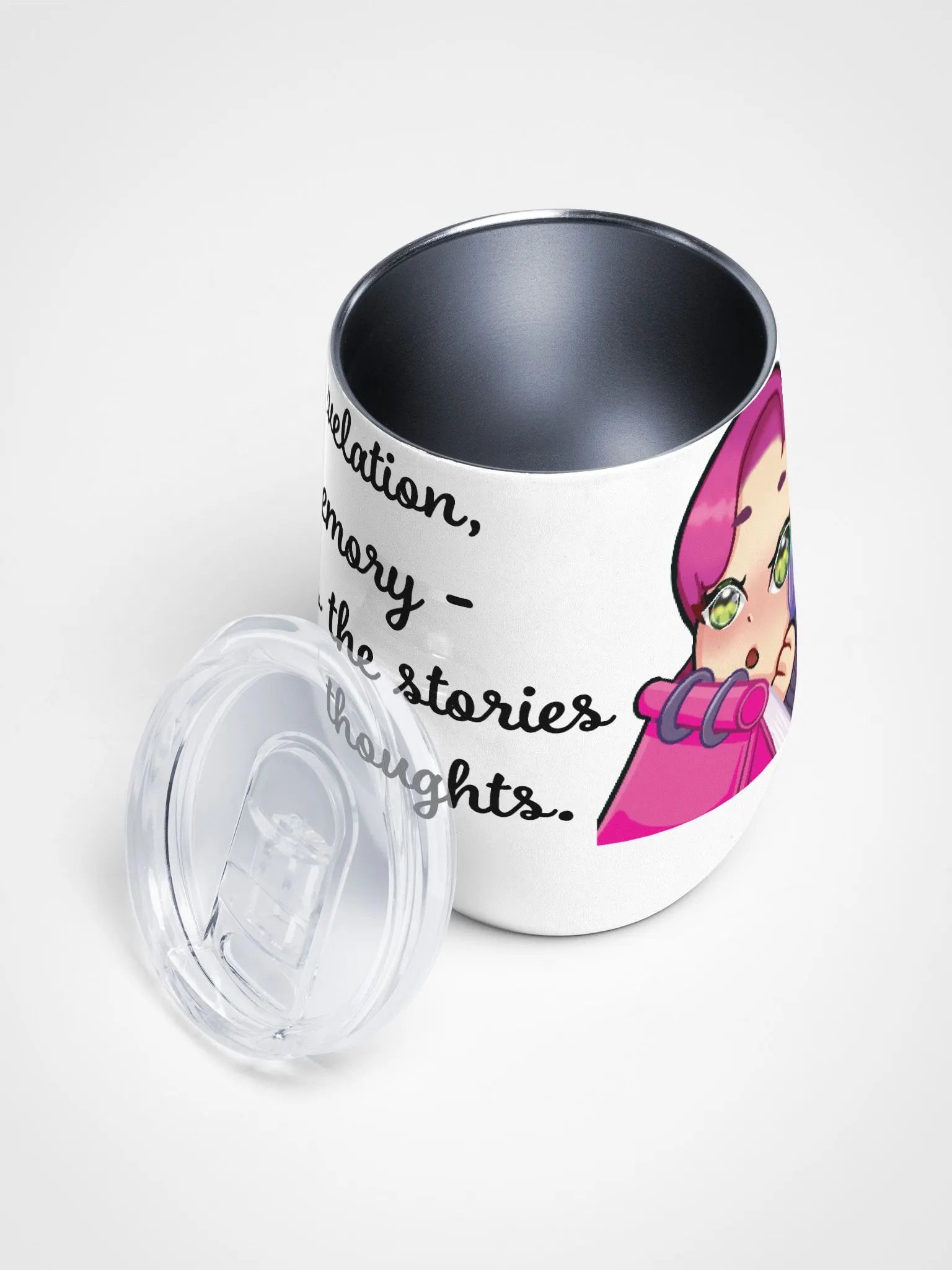 NeonHalo Notes Wine Tumbler product image (4)