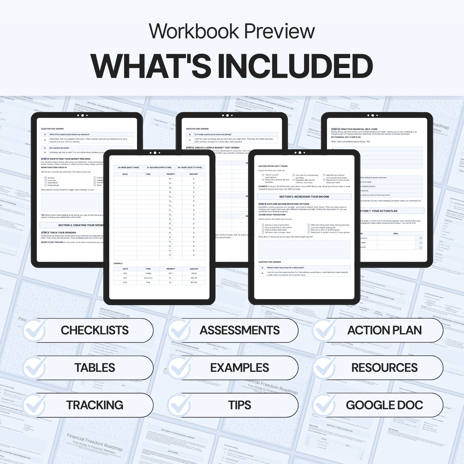Financial Freedom Roadmap - Google Docs product image (2)
