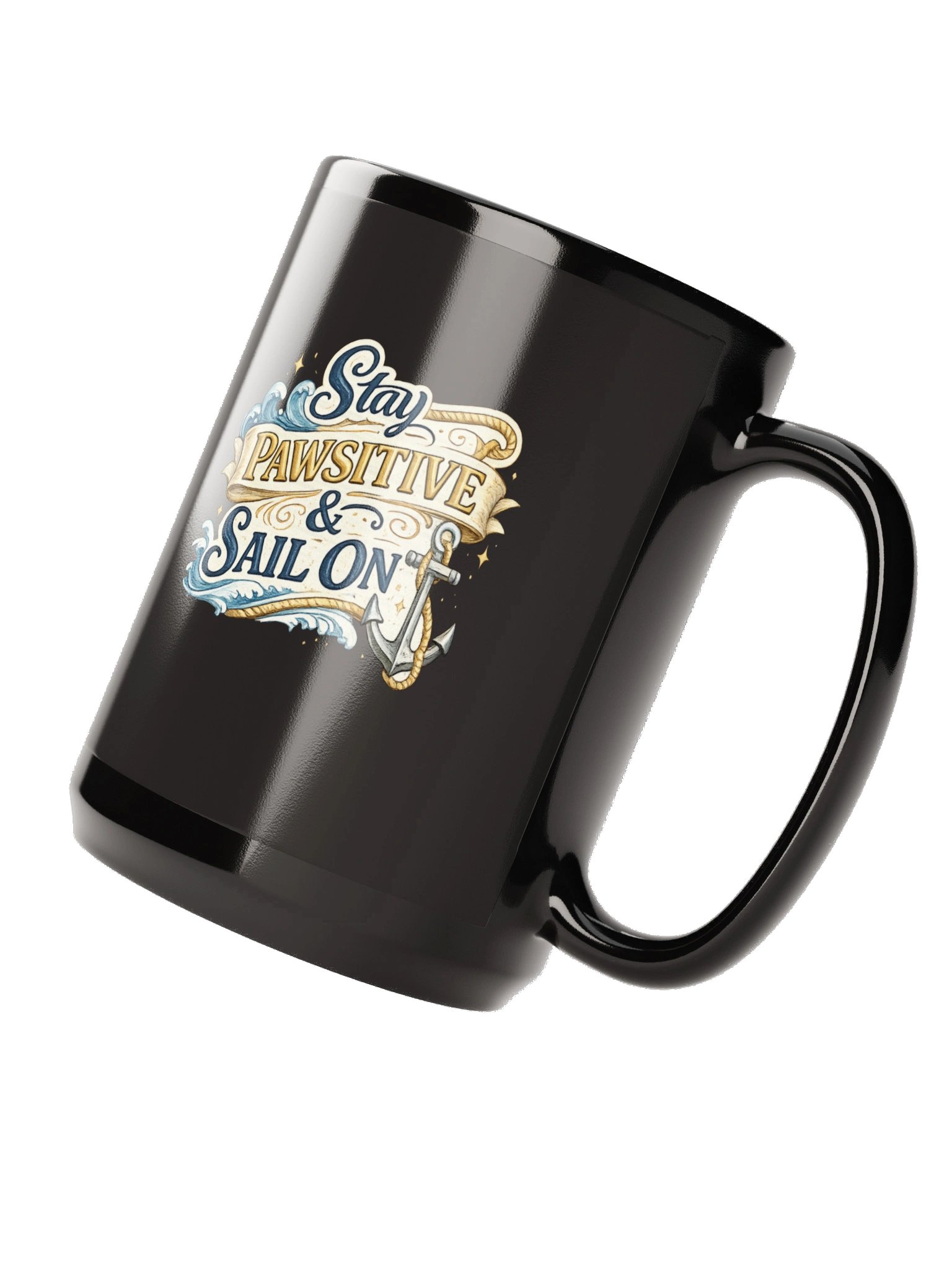 Captain Sunny Stay Pawsitive Mug product image (4)