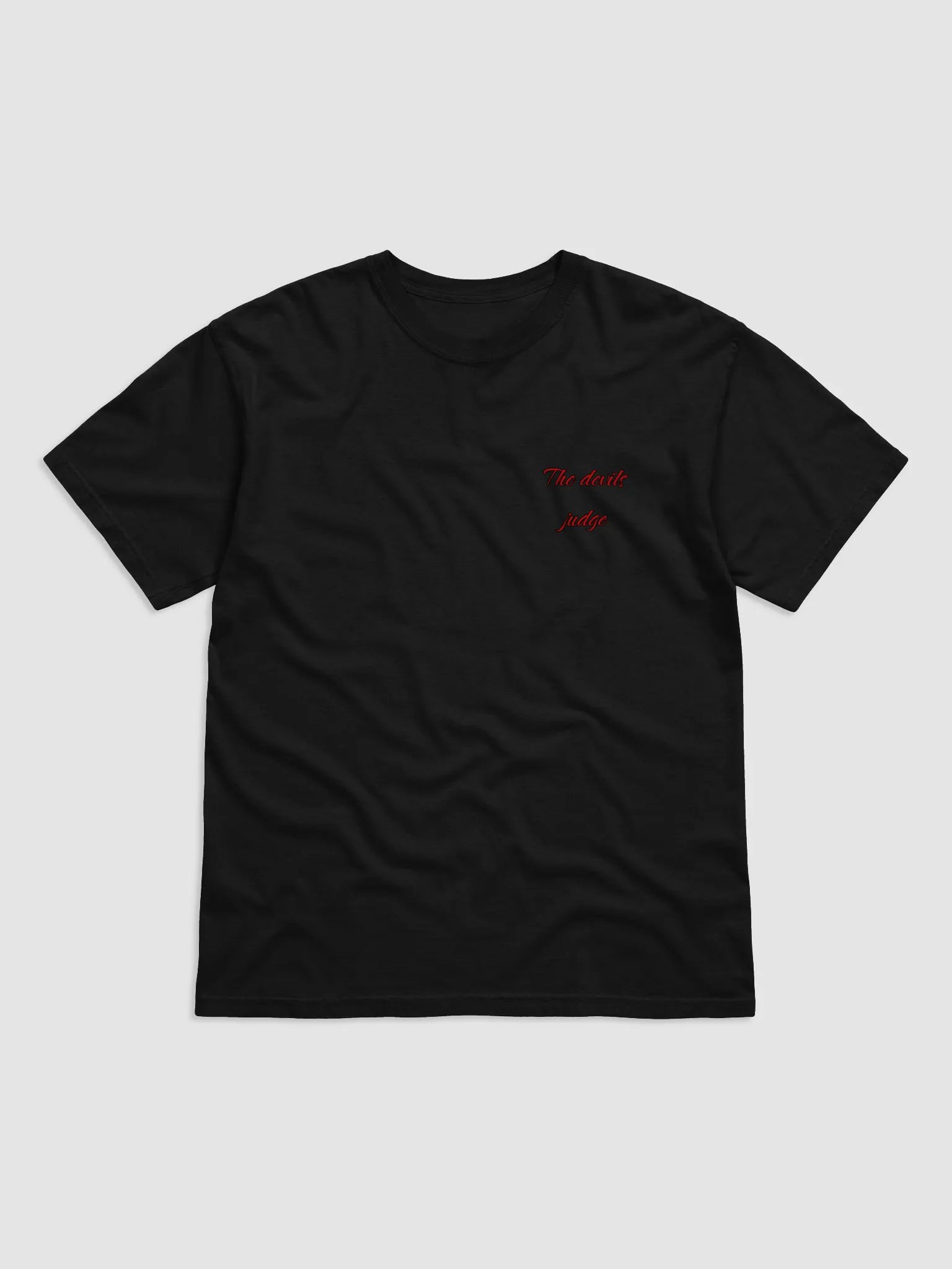 the devils judge red t-shirt product image (1)
