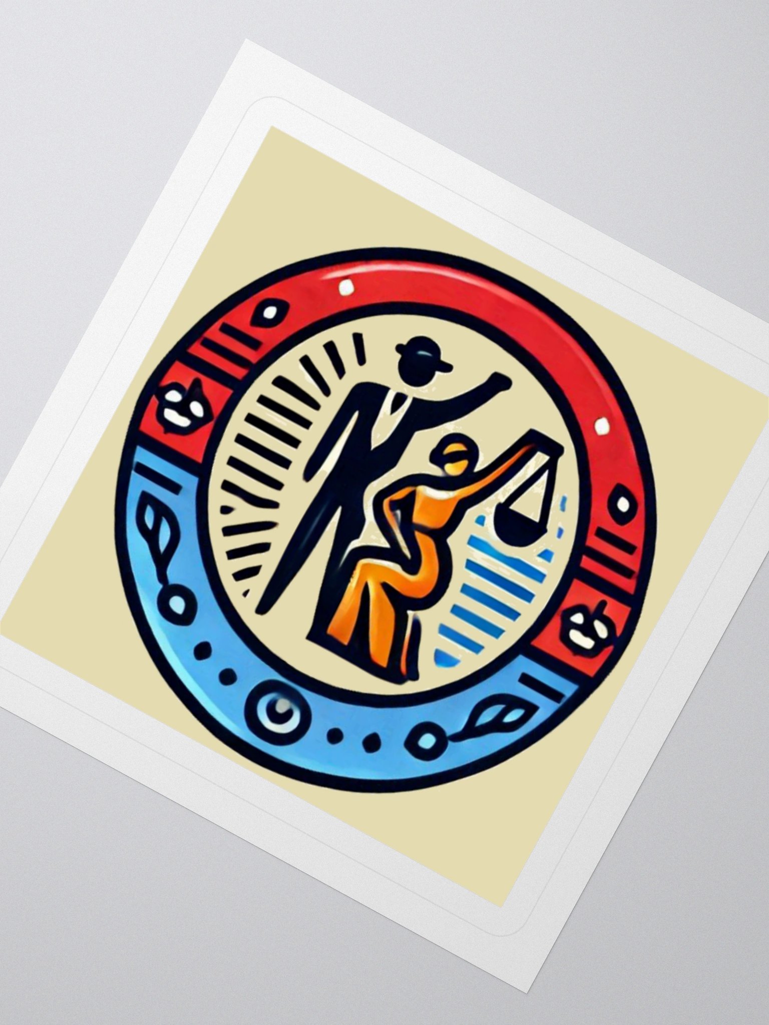 Justice Scales Emblem Stickers product image (4)