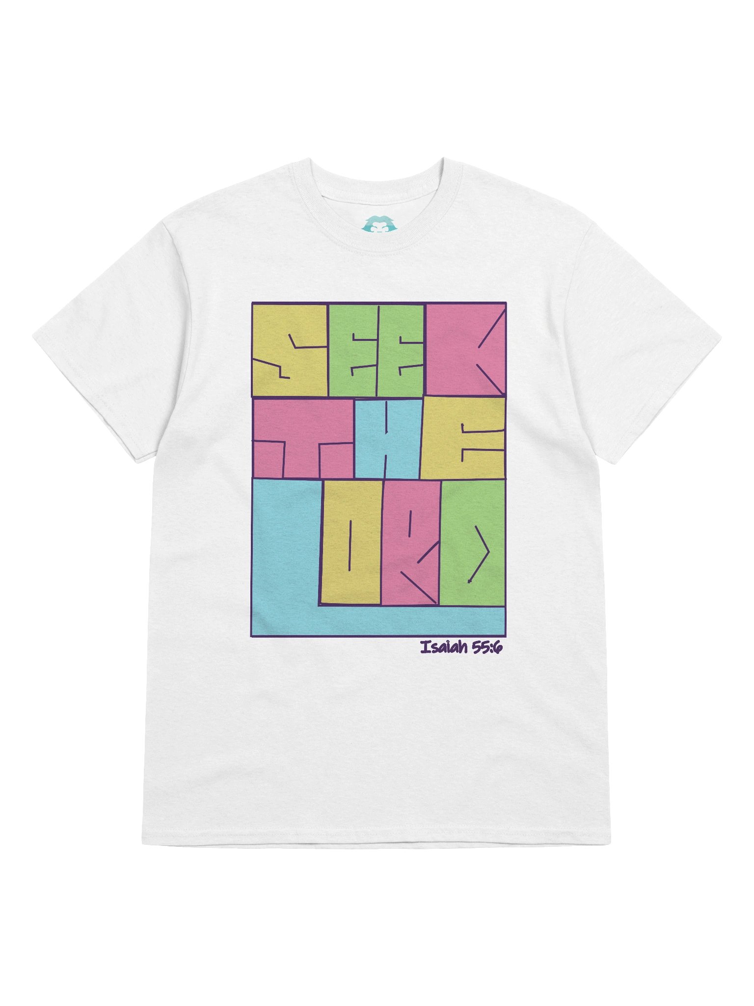 Seek the Lord 90's Block tee product image (5)