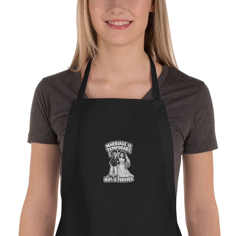 Marriage is Temporary, Hifi is Forever - Apron product image (1)