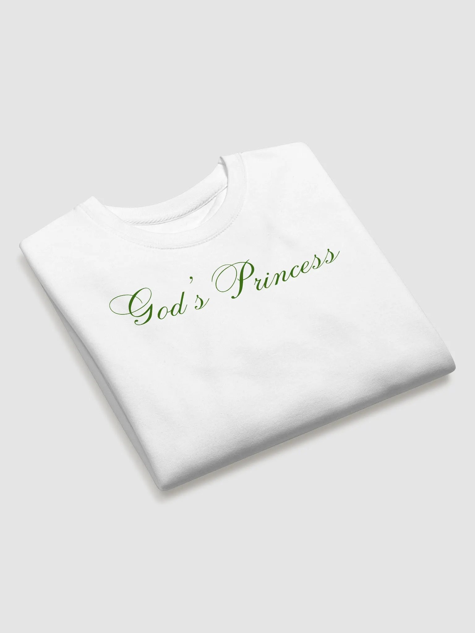 God's Princess (Dark Green Script) Crewneck product image (6)