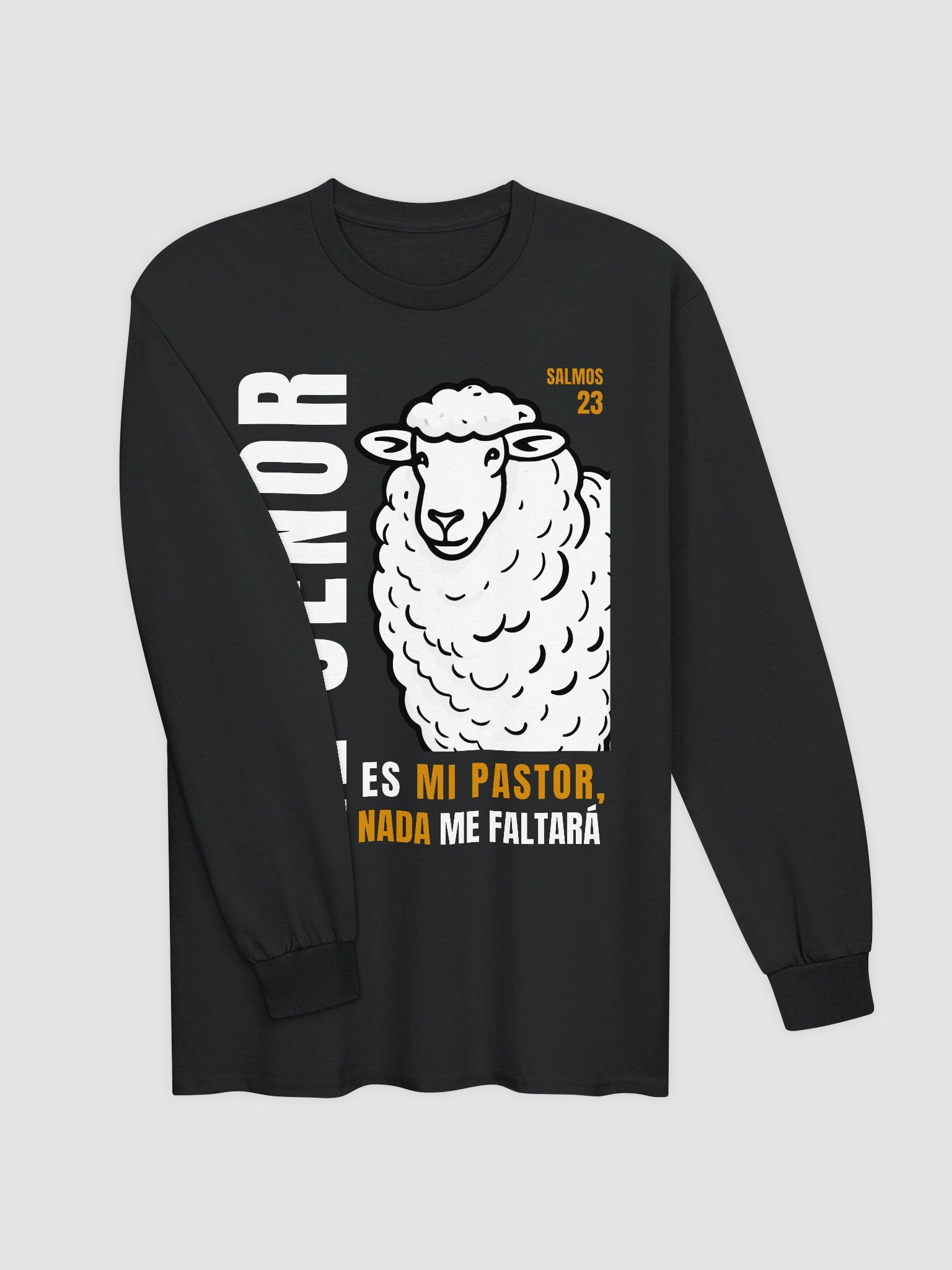 Camiseta Unisex Manga Larga | El Señor es mi Pastor product image (3)