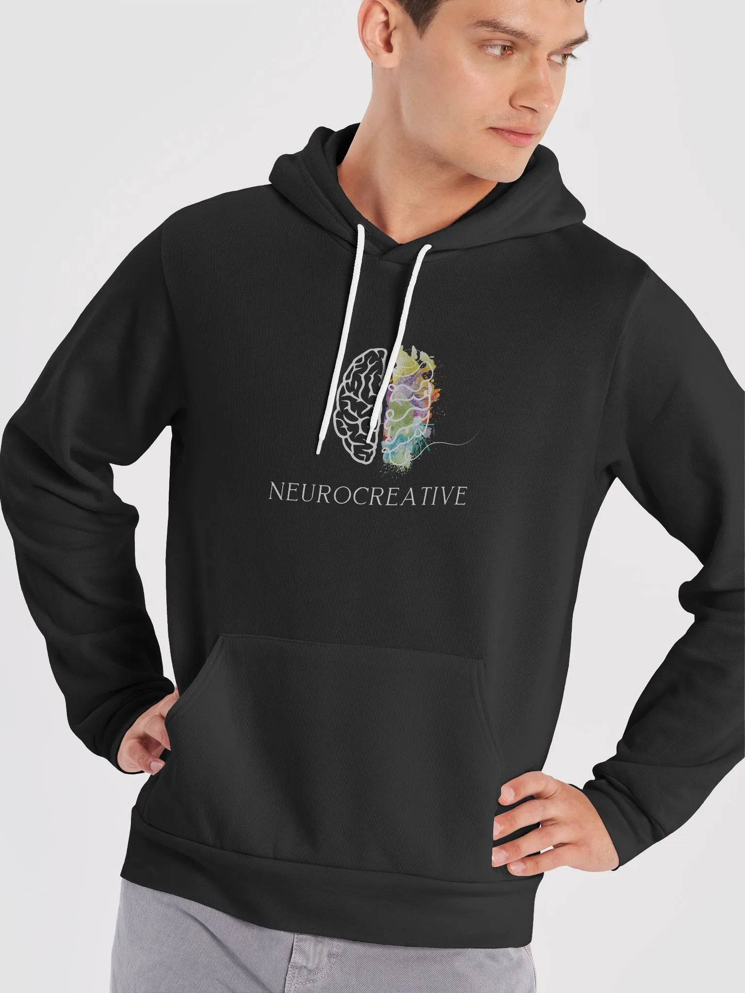 Supersoft Hoodie with Design - Neurocreative product image (12)