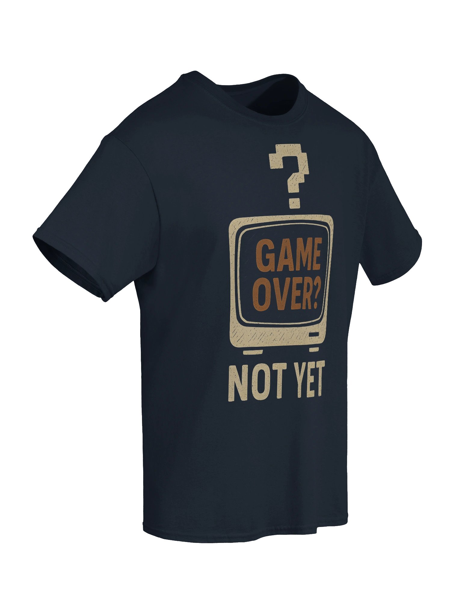 Game Over? Not Yet — Retro Gamer Motivation Tee product image (8)