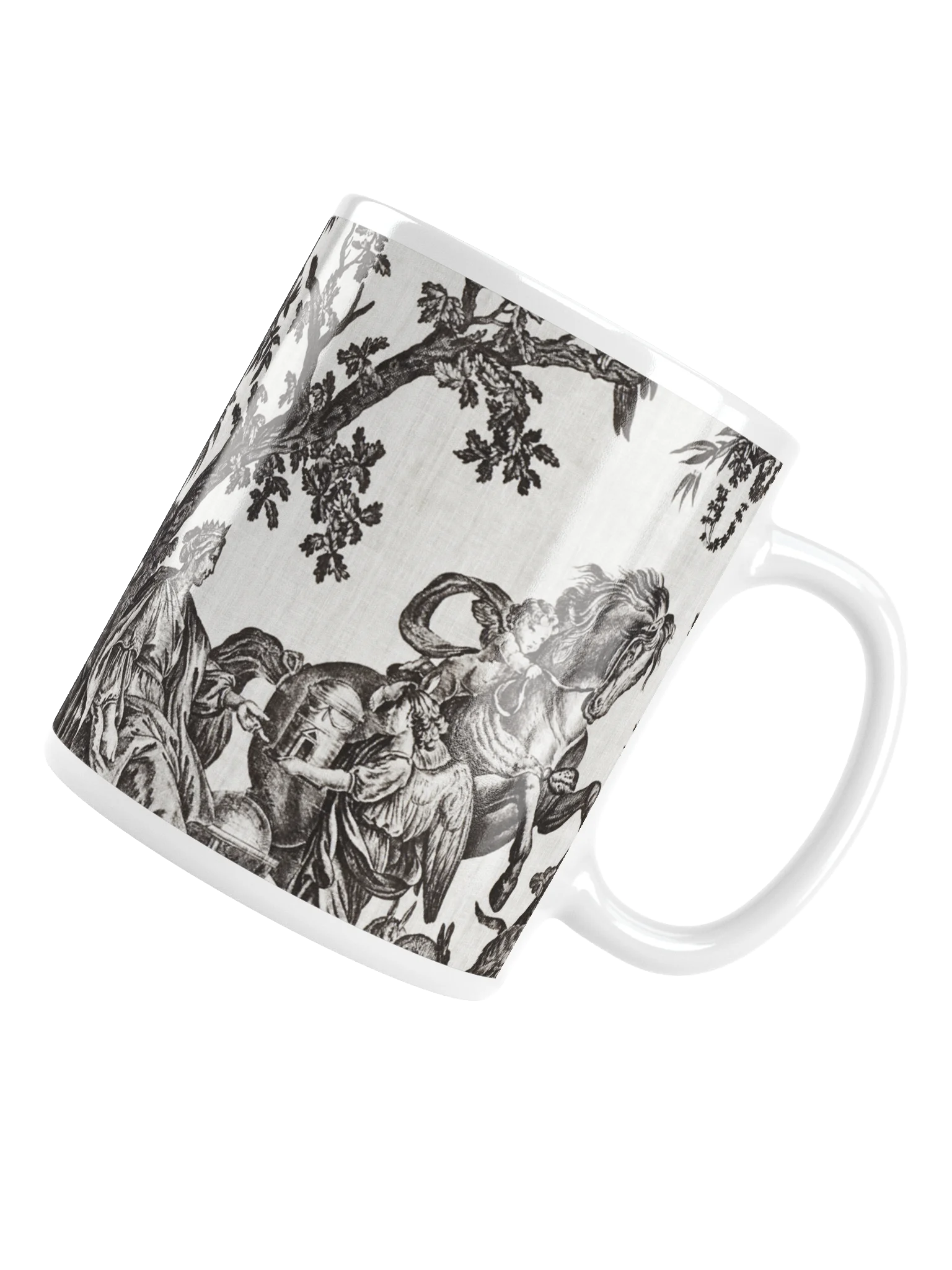 Jean–Baptiste Marie Hüet. White Glossy Mug product image (6)