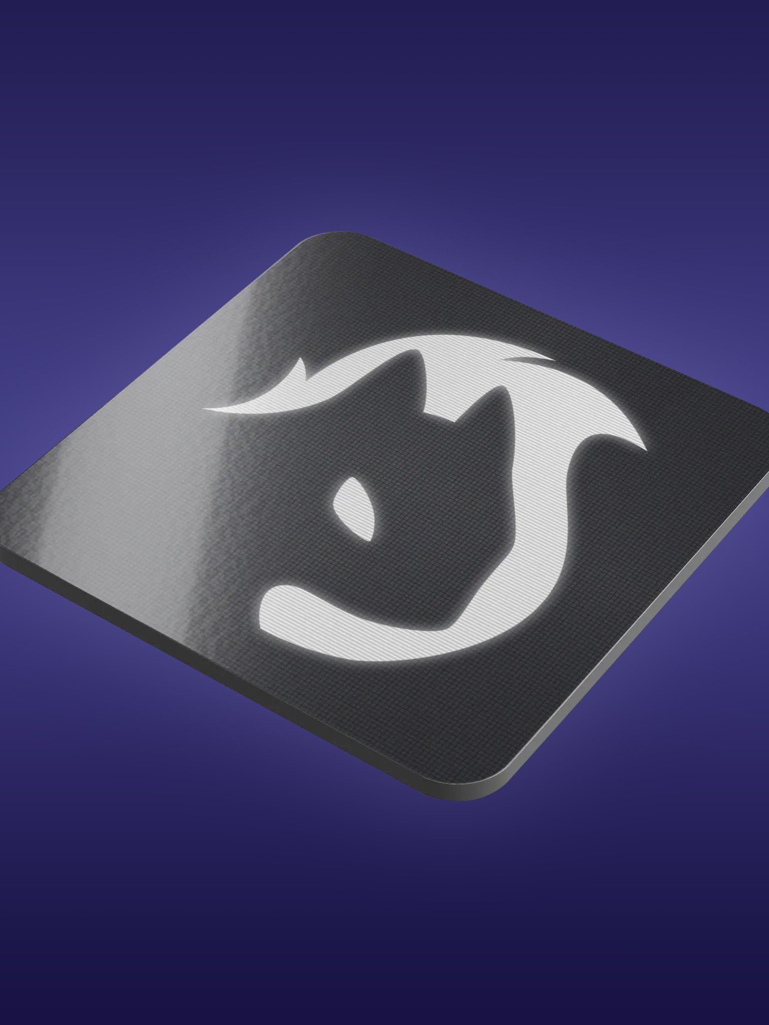 Squirrel Coaster (Monochrome) product image (3)