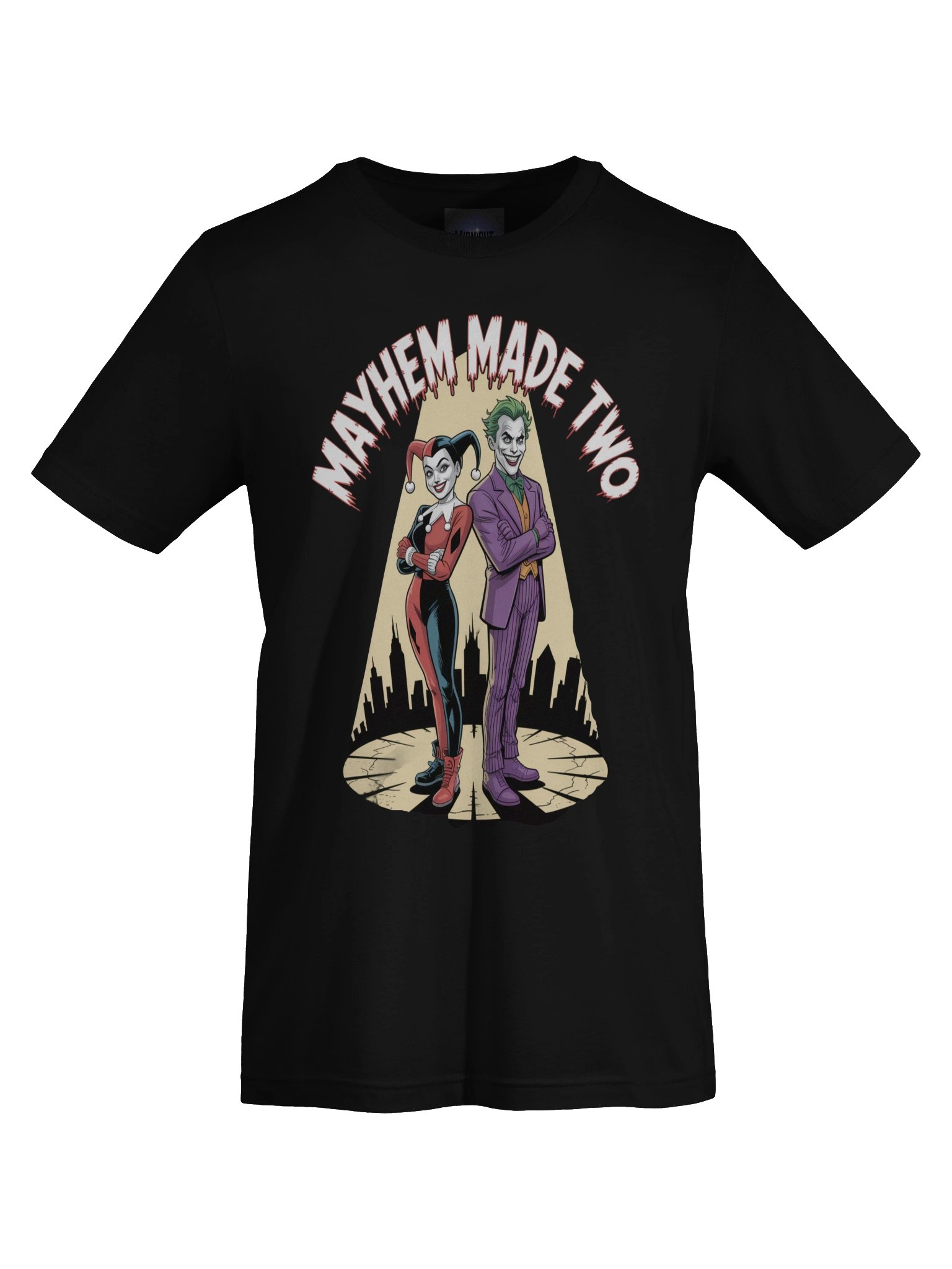 Mayhem Made Two: Joker & Harley Quinn Chaotic Union T-Shirt product image (1)