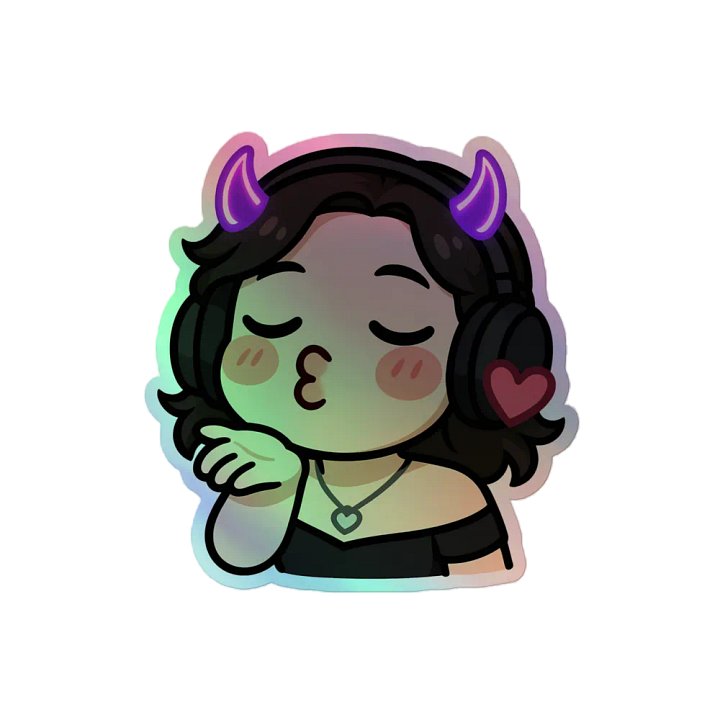 Kitty Kiss Sticker product image (2)