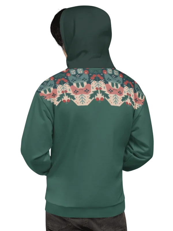 Retro Console Gamer Hoodie – Christmas Folkart Edition product image (9)