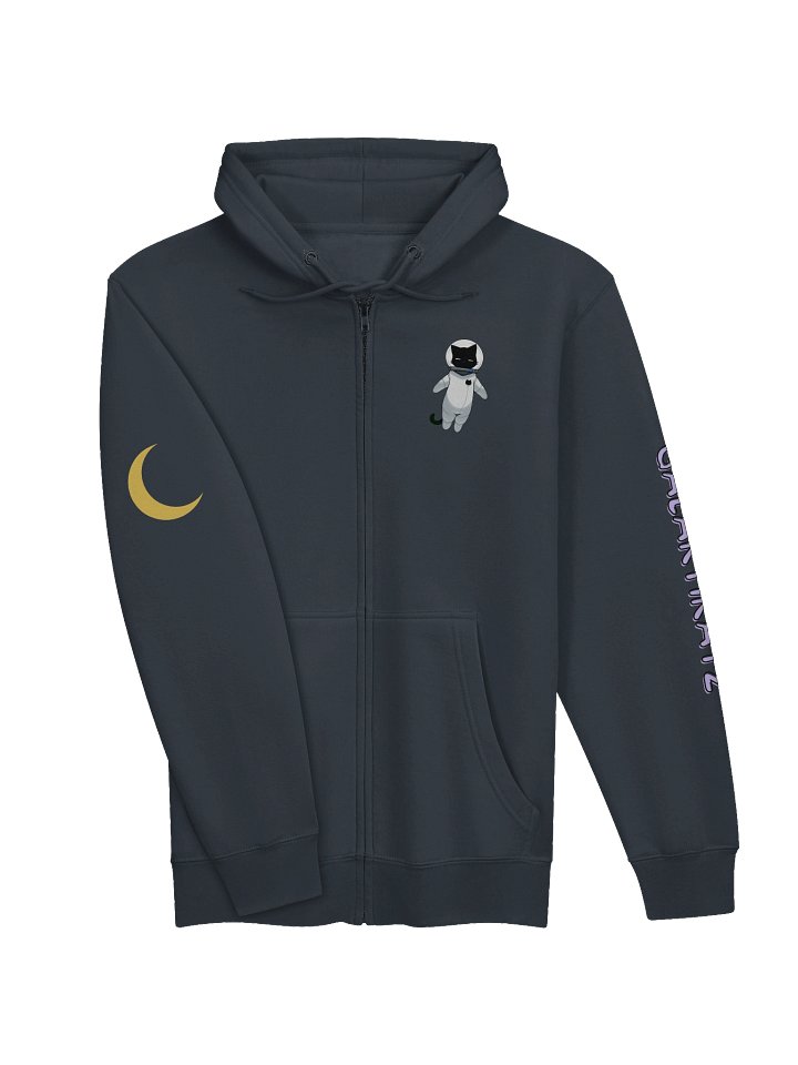 Sleepy Space Kitty Full-Zip Hoodie product image (1)