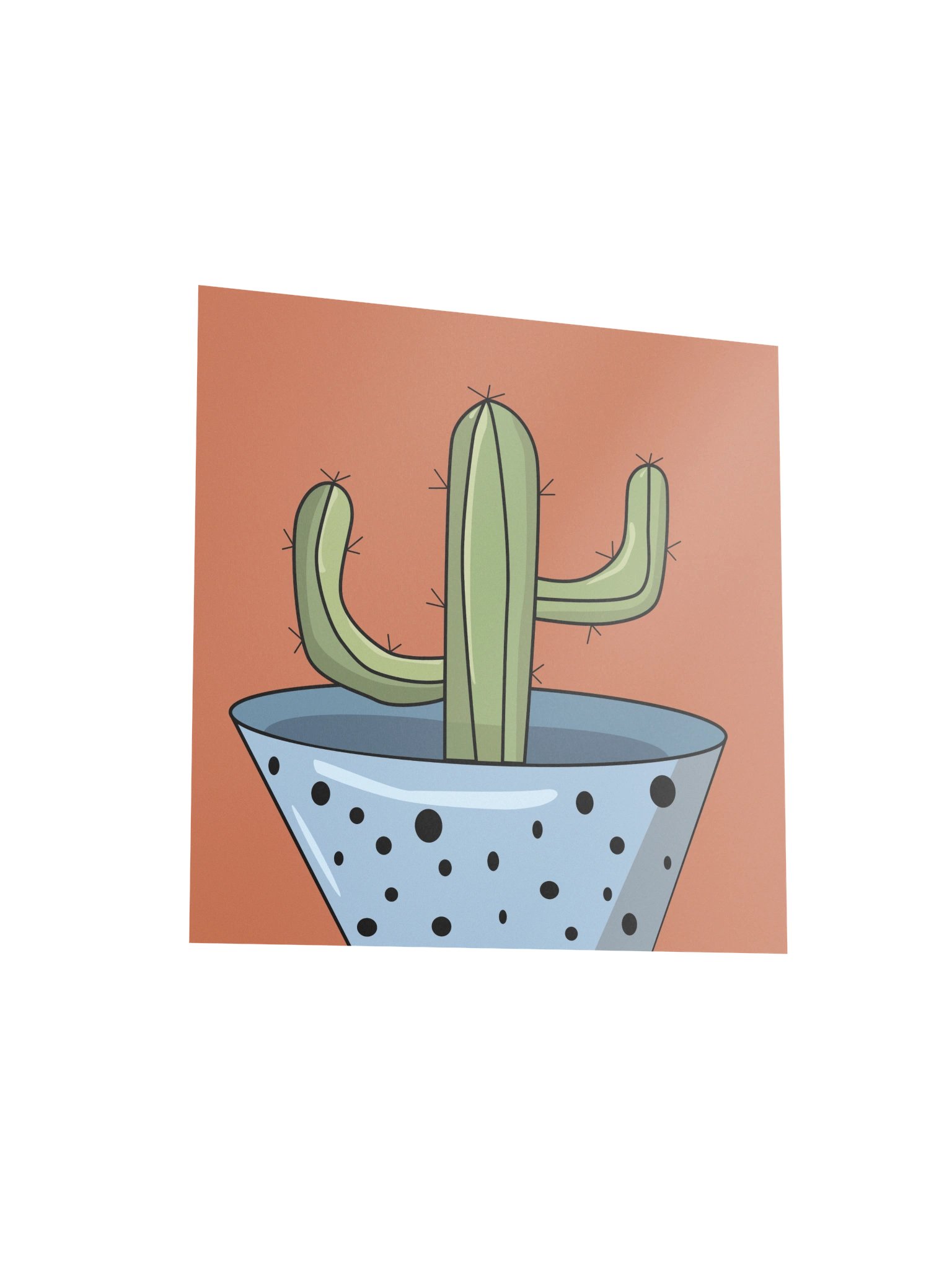 The Saguaro Design - "Free Hugs" Cactus Archival Poster product image (4)