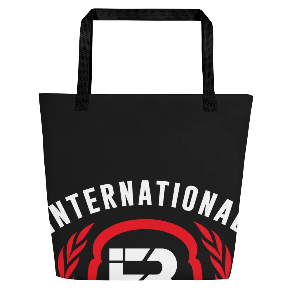 IFBNewsfeed.Org's All-Over Print Large Tote Bag w/ Pocket product image (1)