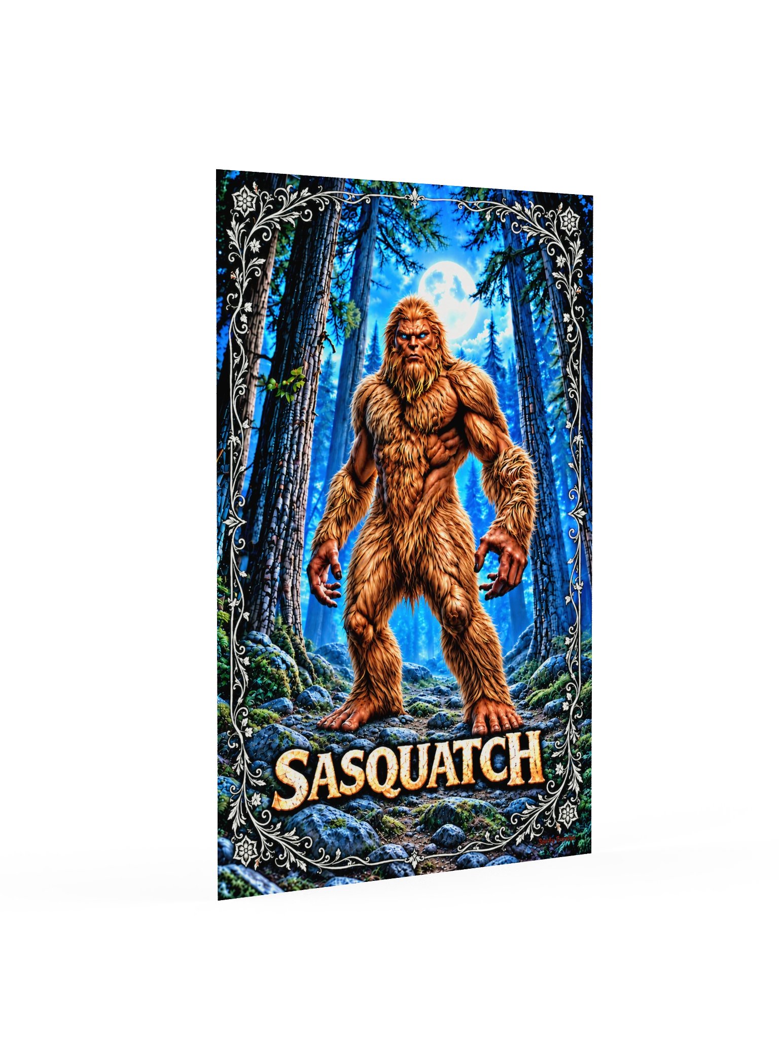 Sasquatch – Moonlit Forest Premium Poster product image (4)