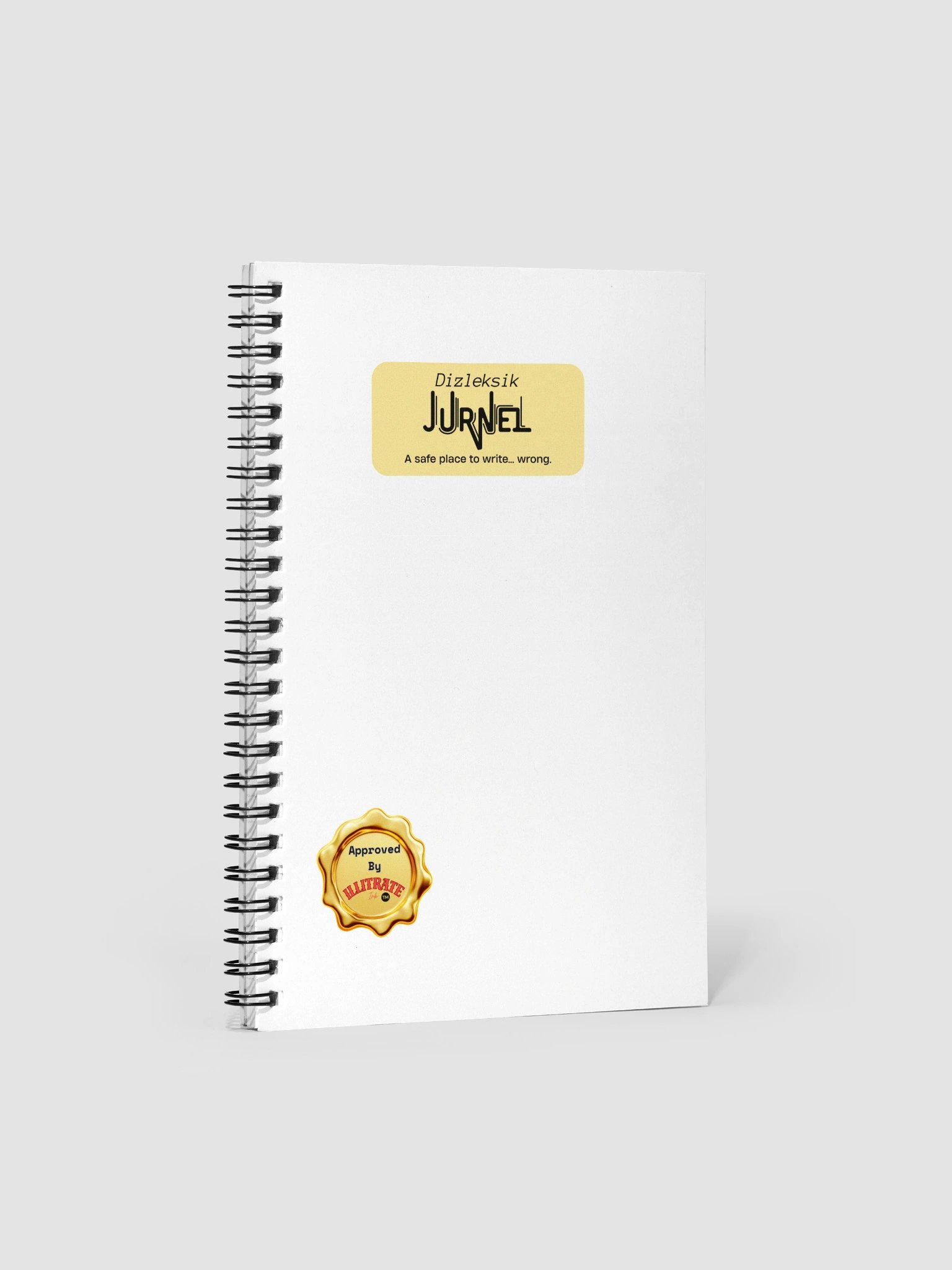 Dyslexic Journal: A safe place to write... wrong. product image (1)