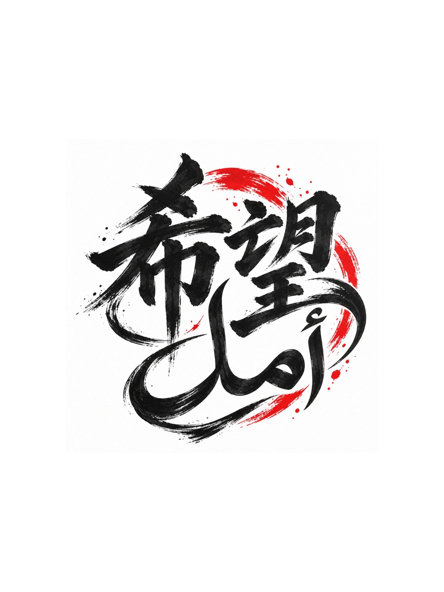 Hope Calligraphy Art Print product image (1)
