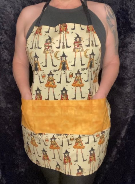 Kitchen Witch Decrative Serving Board and Apron Set product image (6)