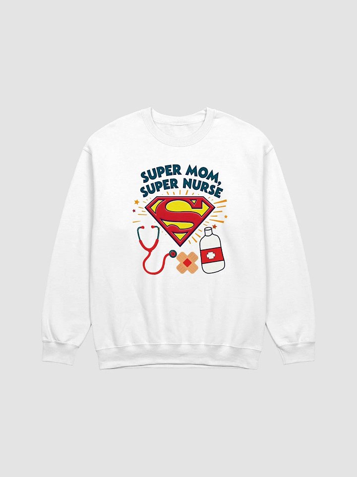 Super Mom, Super Nurse Crewneck Sweatshirt product image (3)