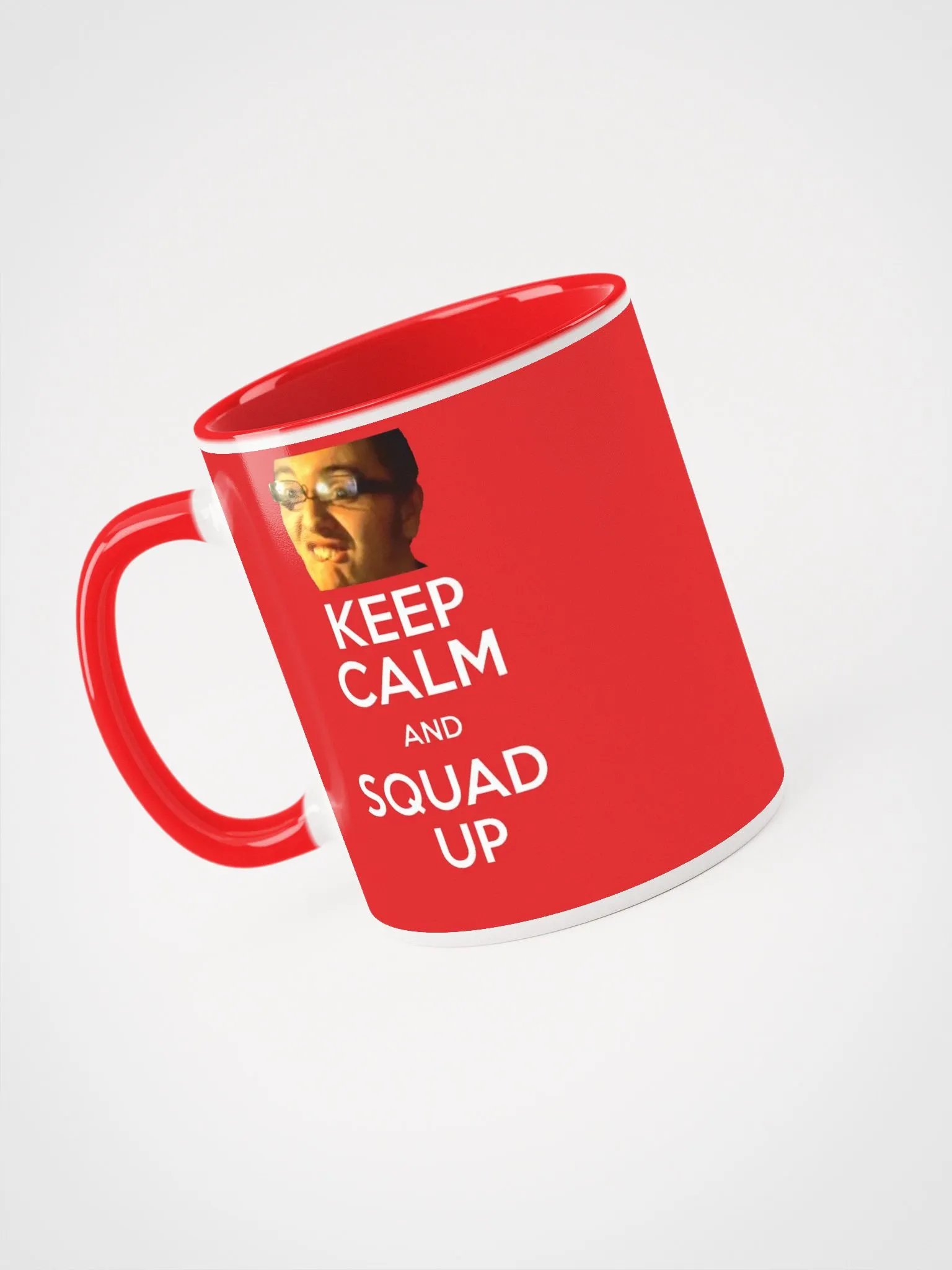 Keep Calm & Squad Up Mug (Red) product image (3)