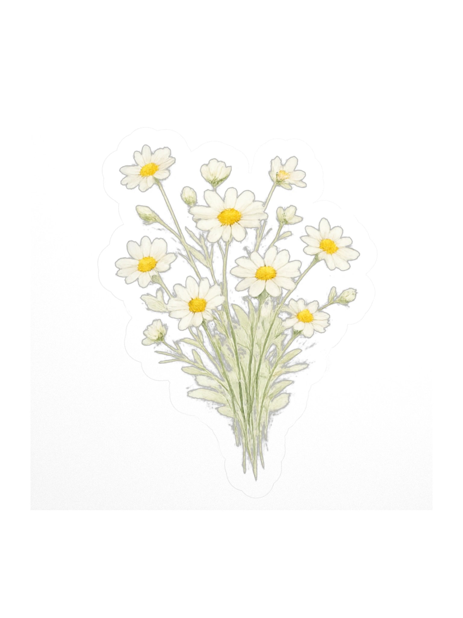 Wild Daisy Field Sticker — The Meadowlight Wildflower Collection product image (1)