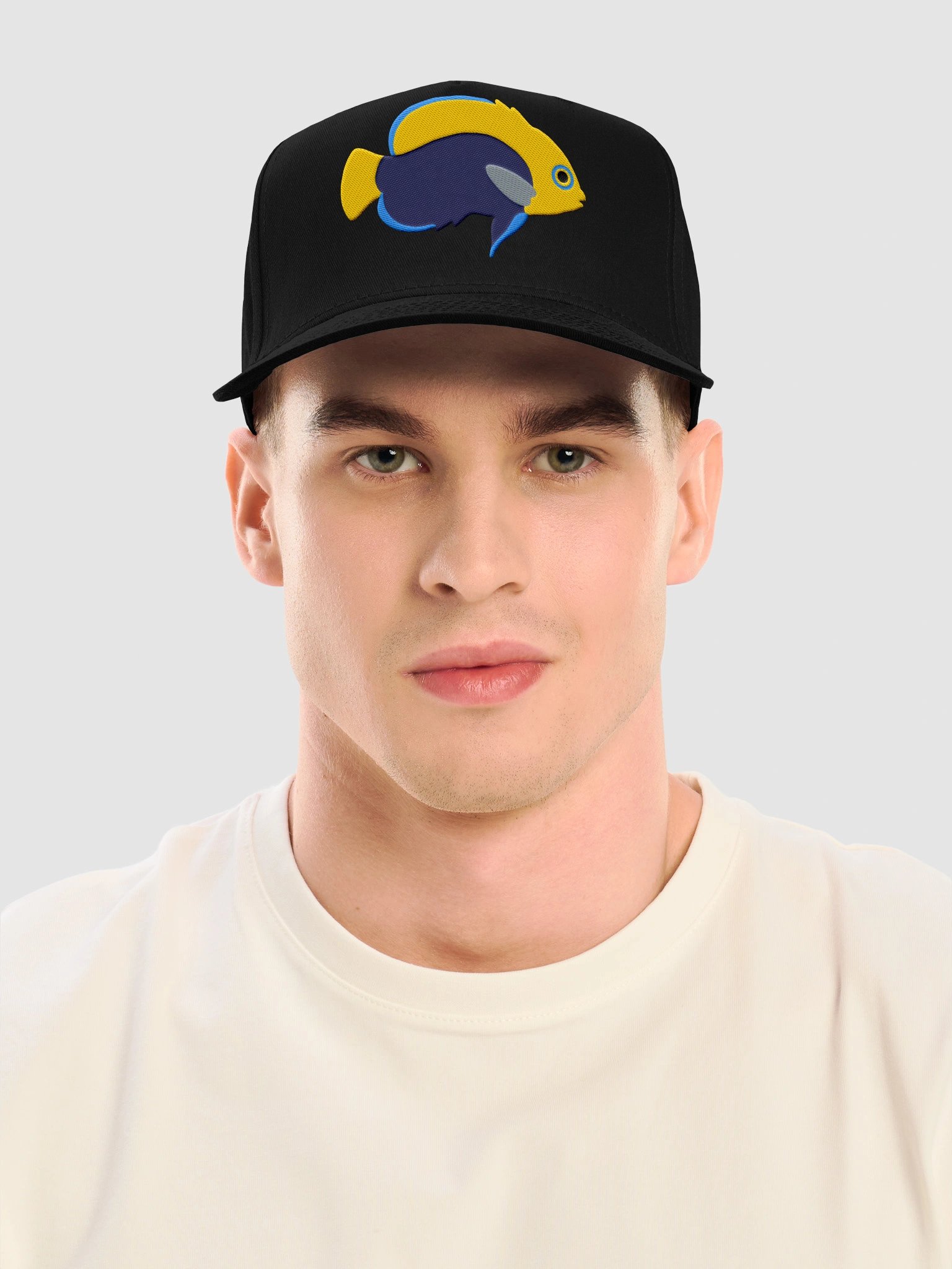 Flameback Angelfish Mid-Profile Baseball Cap (Embroidered) for Reef and Marine Aquarium Lovers product image (2)