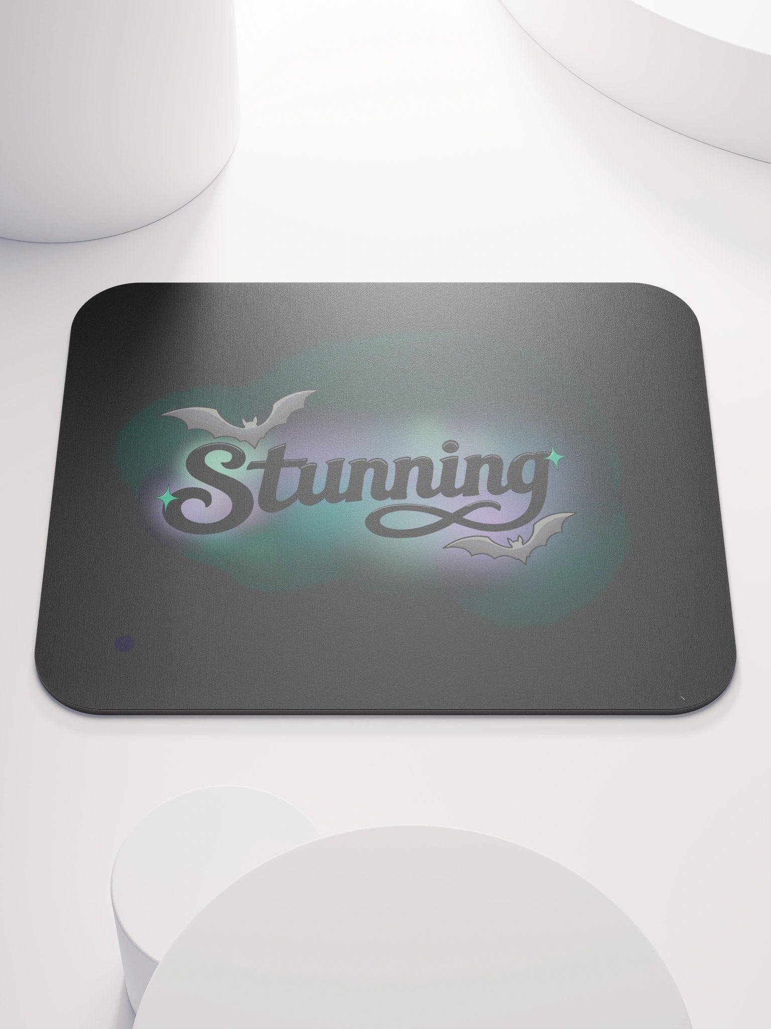 Stunning - Black - Black Mouse Pad product image (1)