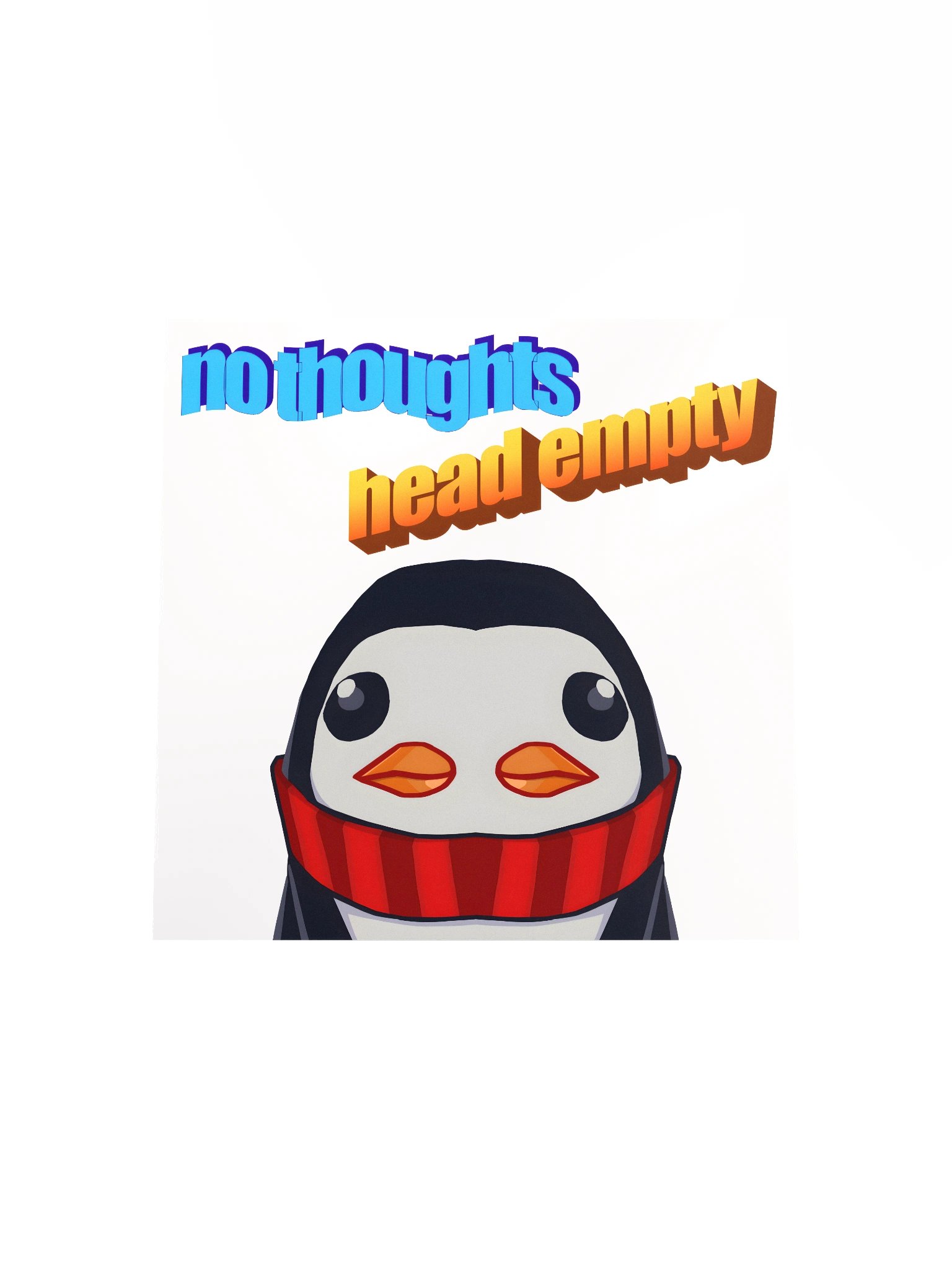No Thoughts Head Empty Poster product image (4)