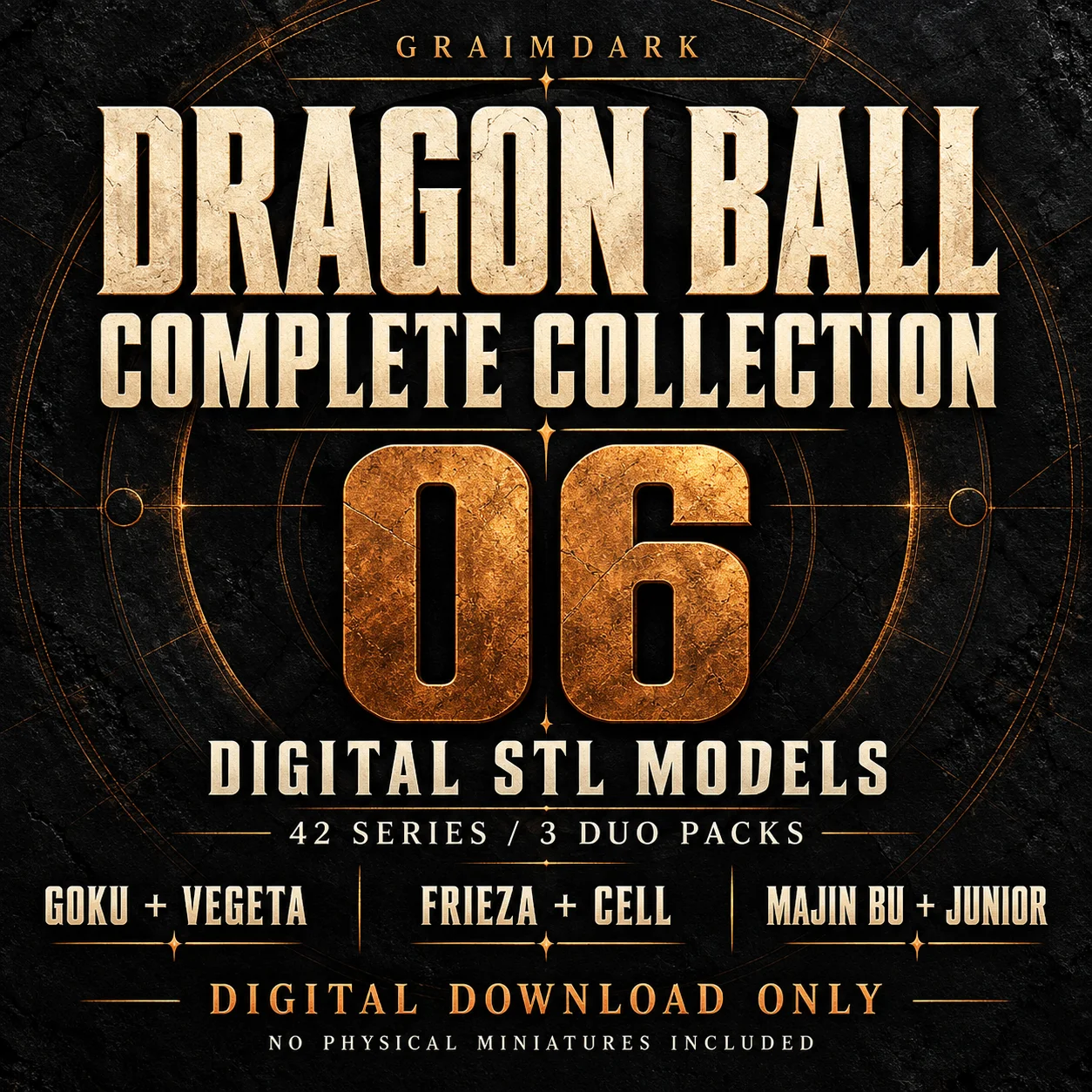 DRAGON BALL | COMPLETE COLLECTION | 6 STL MODELS product image (1)