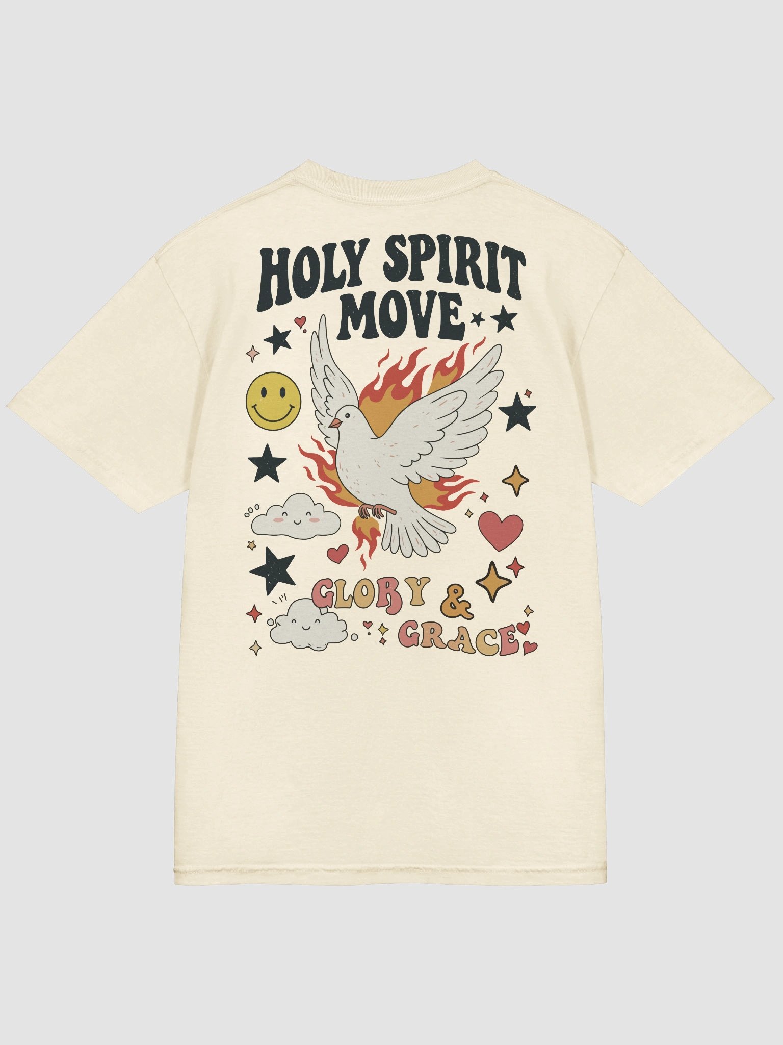 Holy Spirit Move Garment-Dyed Heavyweight T-Shirt product image (4)
