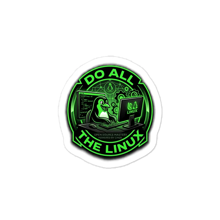 Do All The Linux - vinyl sticker product image (1)