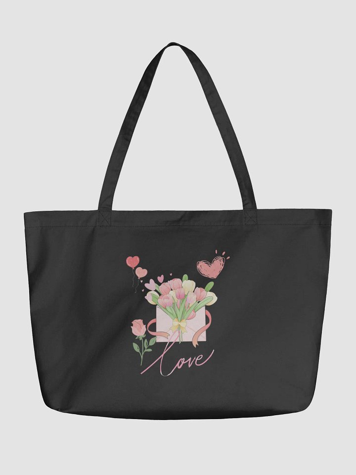 Love Letter Tulip Tote Bag product image (1)