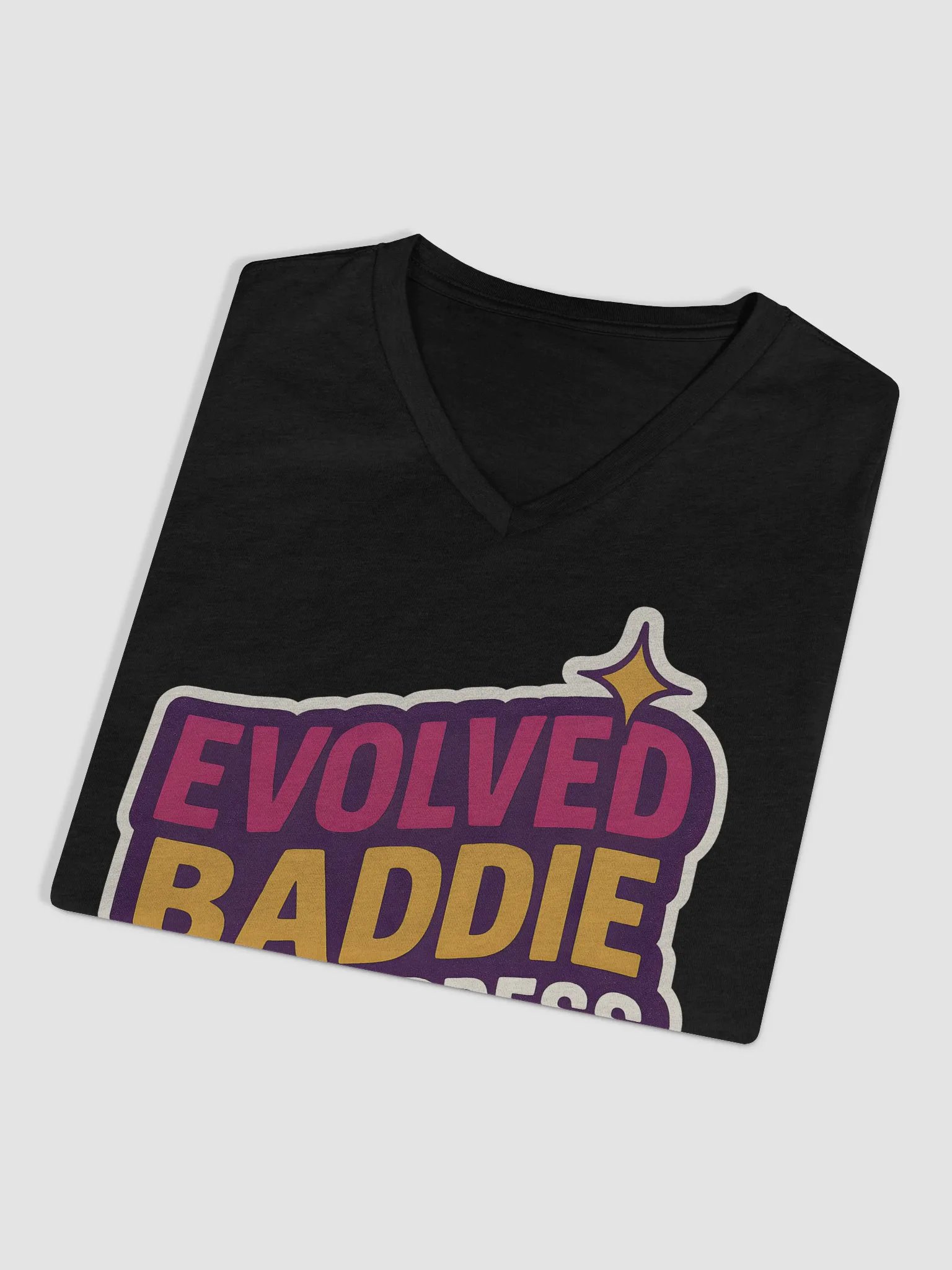 Evolved Baddie in Progress V-Neck Tee product image (38)