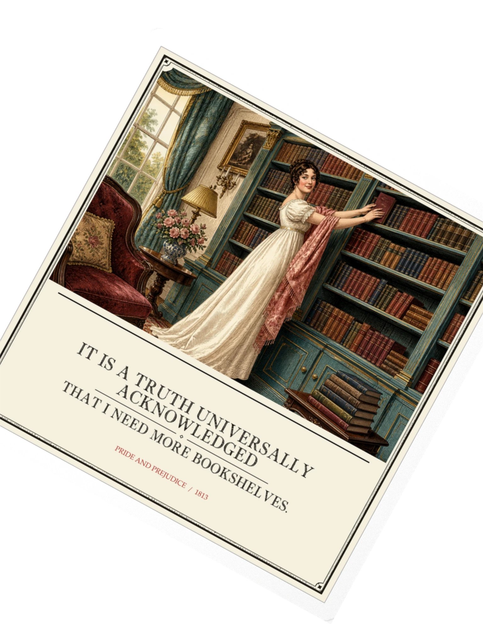 Truth More Bookshelves -- Pride and Prejudice Sticker product image (2)
